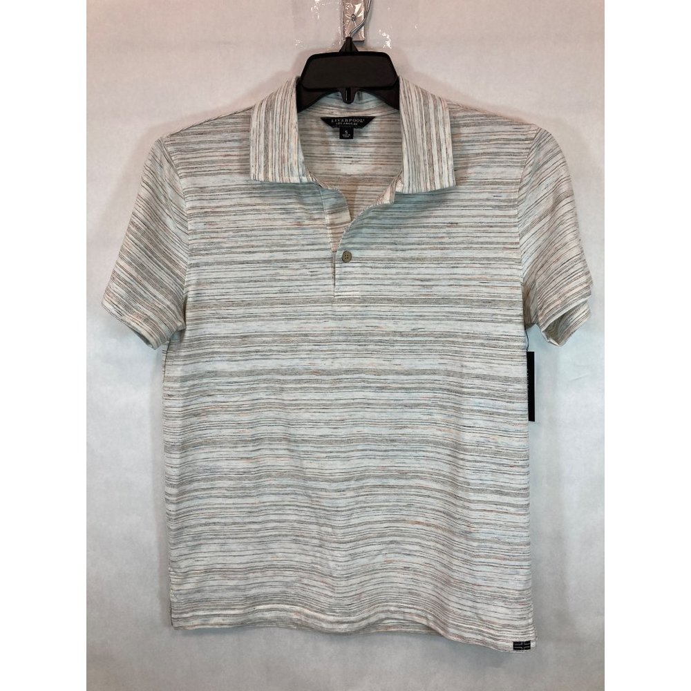 NWT - Men's Short Sleeve Collard  Three Button Placket Comfortable  Polo Shirt